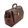 Angled View Of The Brown Elite Doctors Bag 