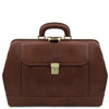 Front View Of The Brown Elite Doctors Bag 