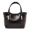 Rear View Of The Black Handbag For Women