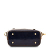 Underneath View Of The Dark Blue Handbag For Women