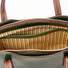 Internal Pocket View Of The Green Handbag For Women