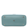 Underneath View Of The Light Blue Ladies Handbag