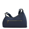 Rear View Of The Dark Blue Ladies Over The Shoulder Bag