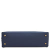 Underneath View Of The Dark Blue Ladies Over The Shoulder Bag