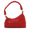 Rear View Of The Lipstick Red Ladies Over The Shoulder Bag