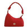 Front View Of The Lipstick Red Ladies Over The Shoulder Bag