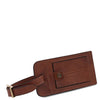 Luggage Tag View Of The Brown Leather Duffle Bag Large