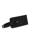 Luggage Tag View Of The Black Leather Duffle Bag Large