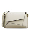 Front View Of The Beige Shoulder Bag For Ladies