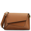 Front View Of The Cognac Shoulder Bag For Ladies