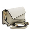 Angled And Shoulder Strap  View Of The Beige Shoulder Bag For Ladies