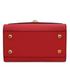 Underneath View Of The Lipstick Red Small Leather Shoulder Bag